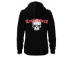 Teufelswerk - Totenkopf - Frauen Kapuzenjacke - schwarz