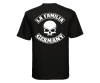 La Familia - Totenkopf Banderole - Männer T-Shirt - schwarz