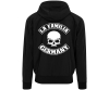 La Familia - Totenkopf Banderole - Windbreaker Kapuzenjacke - schwarz