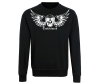 Teufelswerk - Flügel - Männer Pullover - schwarz