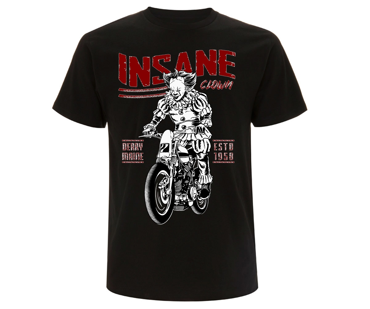 Insane Biker Clown - Männer T-Shirt - schwarz