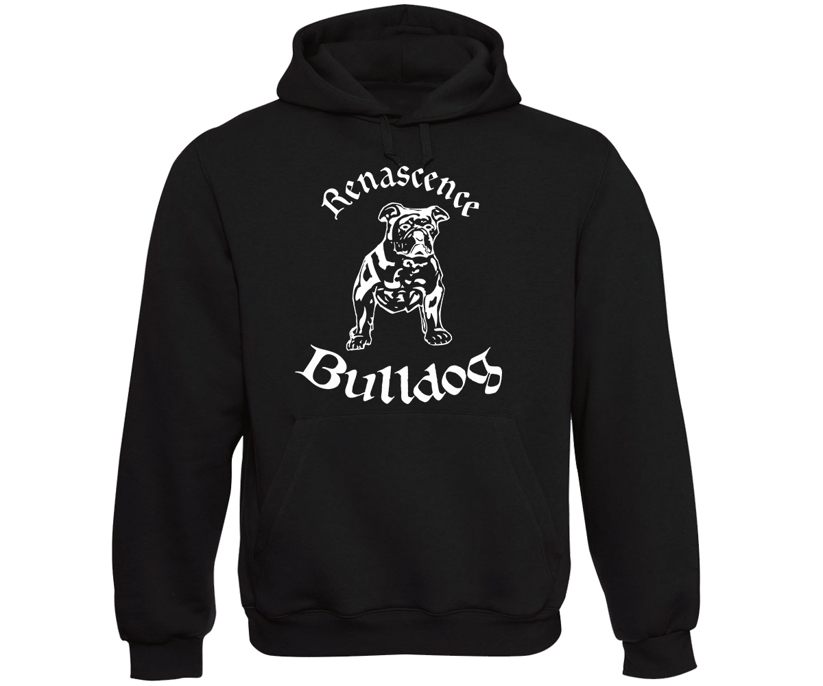 Bulldog - Renascence Bulldog Logo - Männer Kapuzenpullover - schwarz