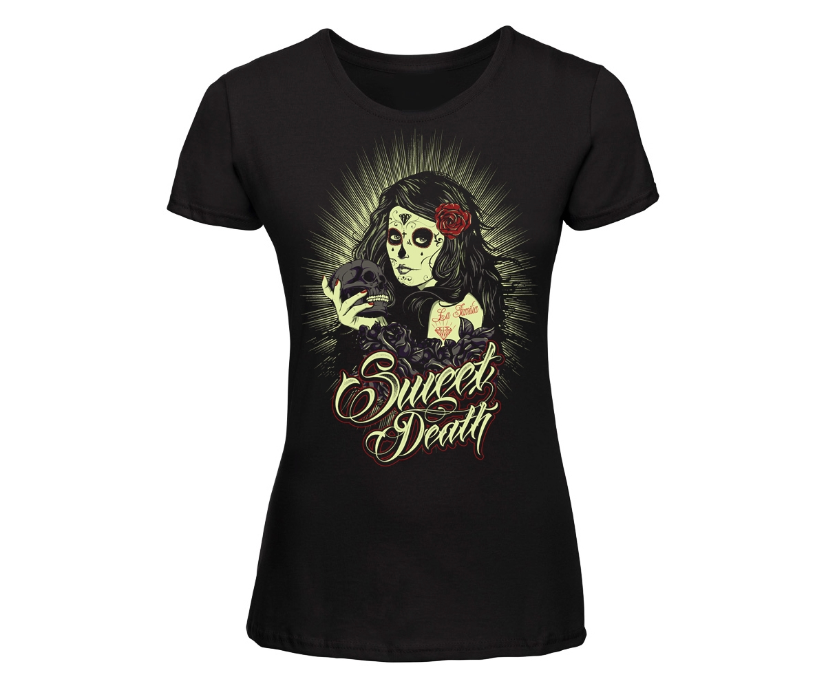 La Familia - Sweet Death - Frauen Shirt - schwarz