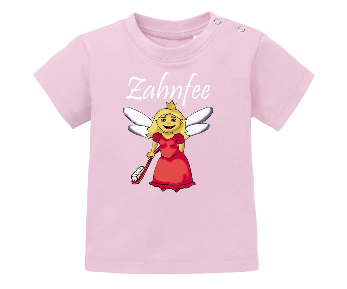 Zahnfee - Logo Zahnbürste - Baby Shirt - rosa