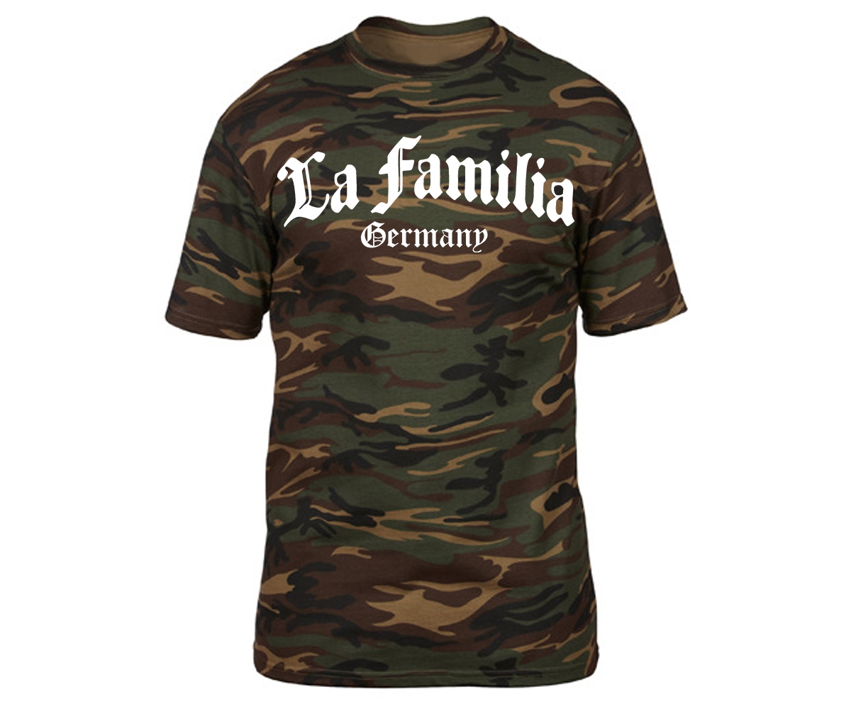 La Familia - Männer T-Shirt Germany - woodland