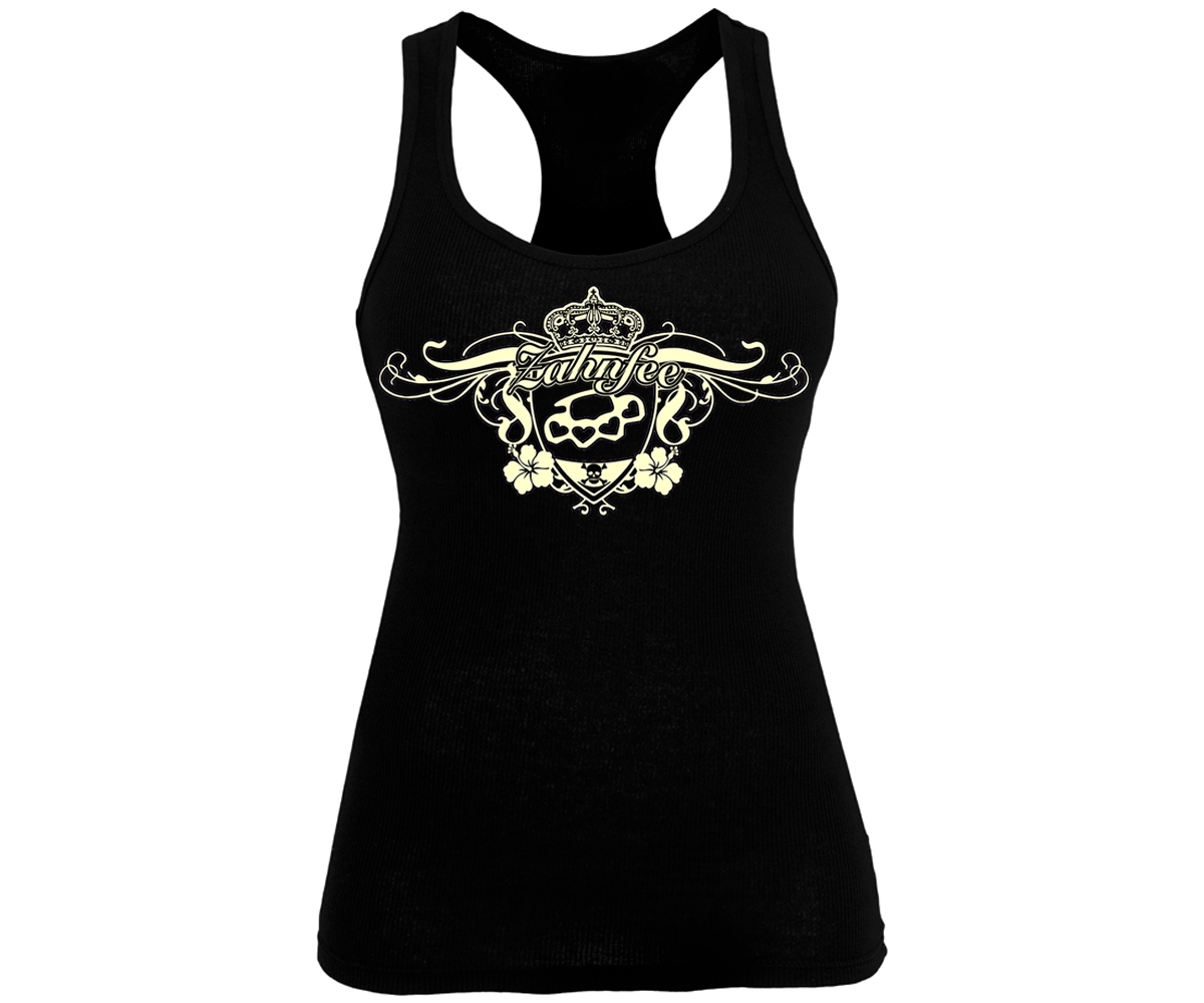 Zahnfee - Krone - Frauen Tank Top - schwarz