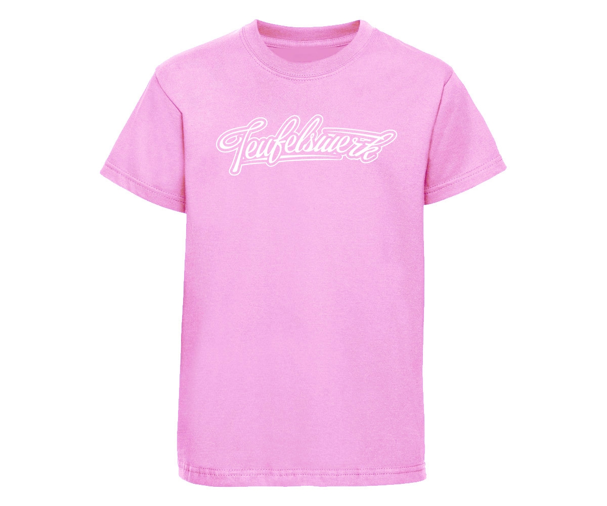 Teufelswerk - Logo 18 - Kinder T-Shirt - rosa