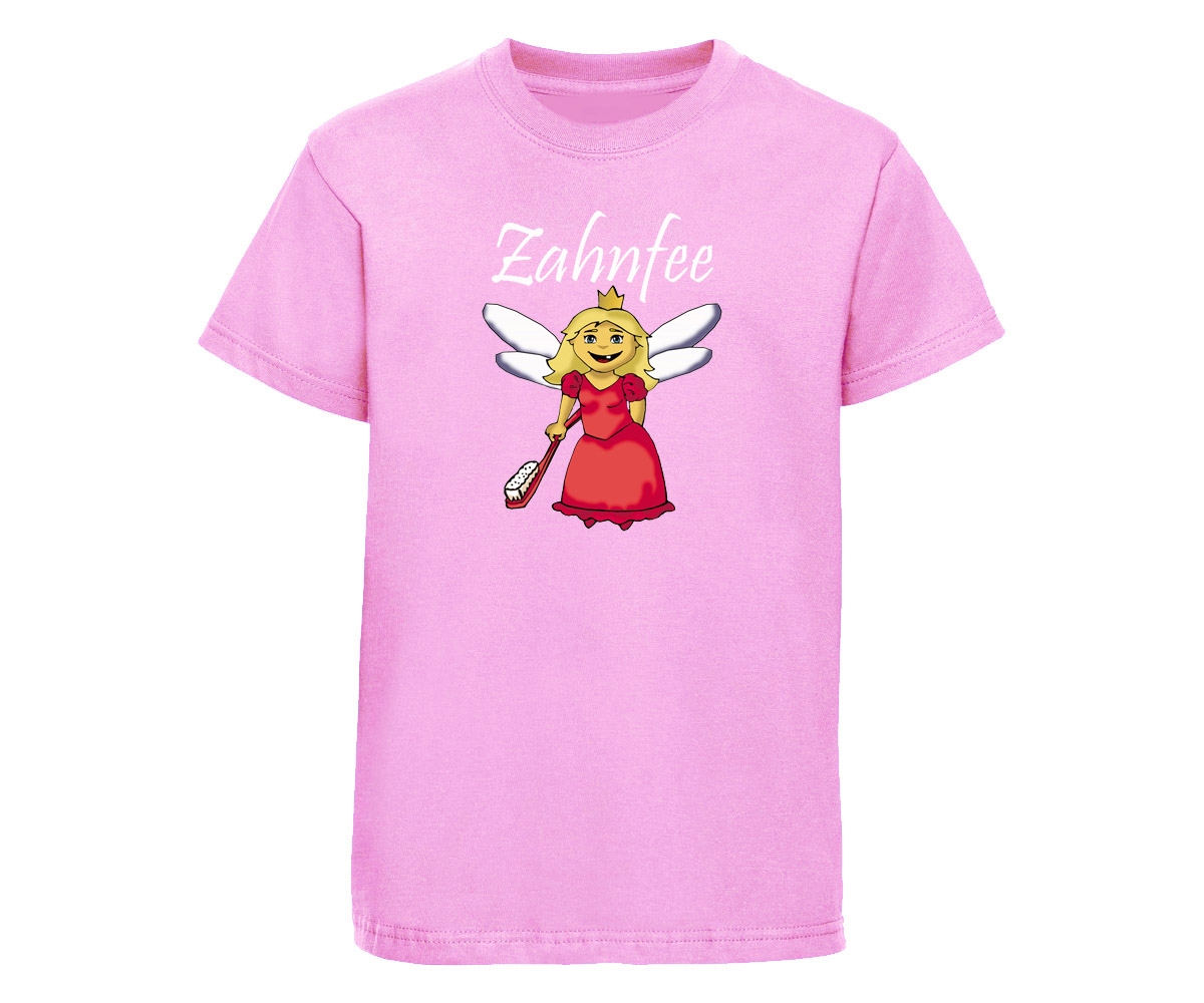 Zahnfee - Logo Zahnbürste - Kinder T-Shirt - rosa