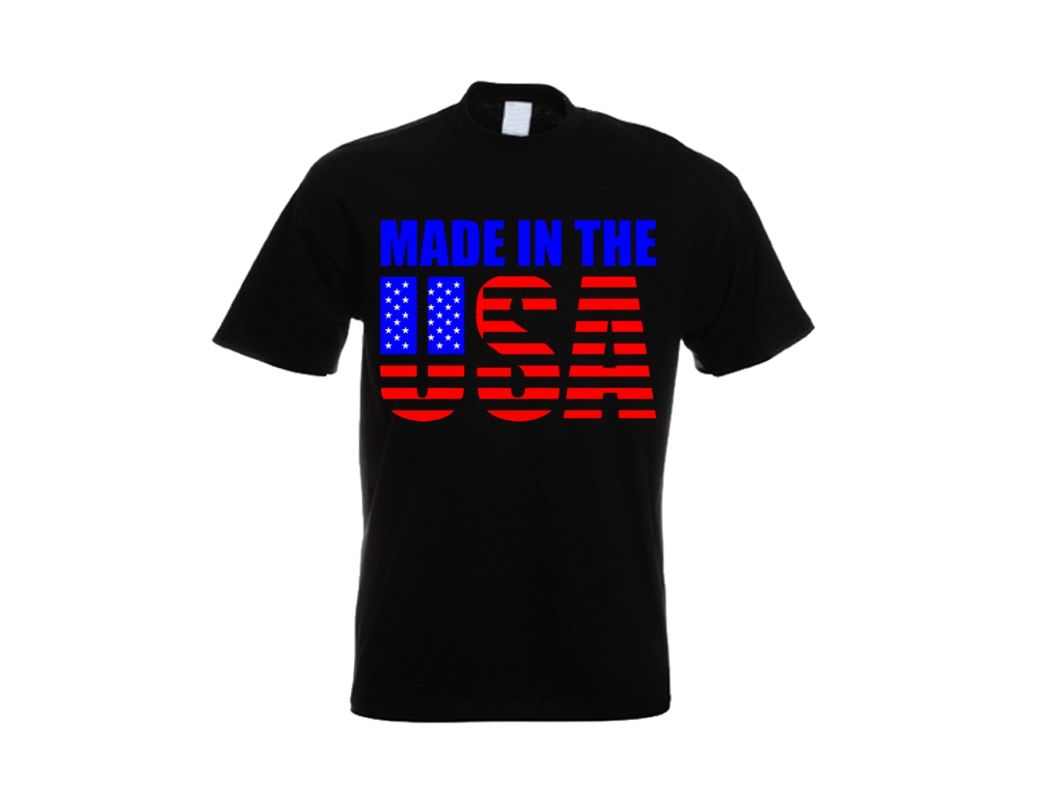 Made in the USA - Männer T-Shirt - schwarz