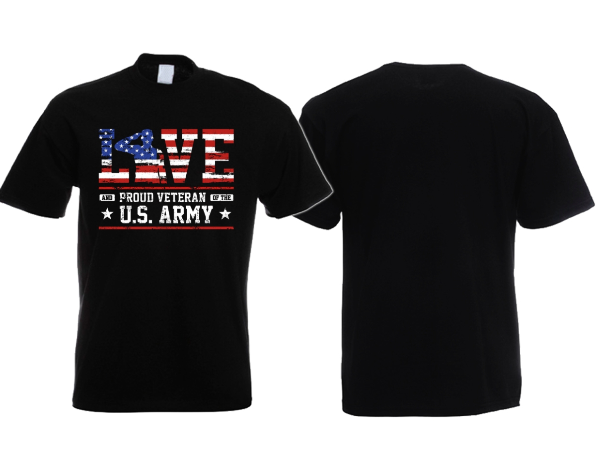 Proud Veteran of the US Army - Männer T-Shirt - schwarz