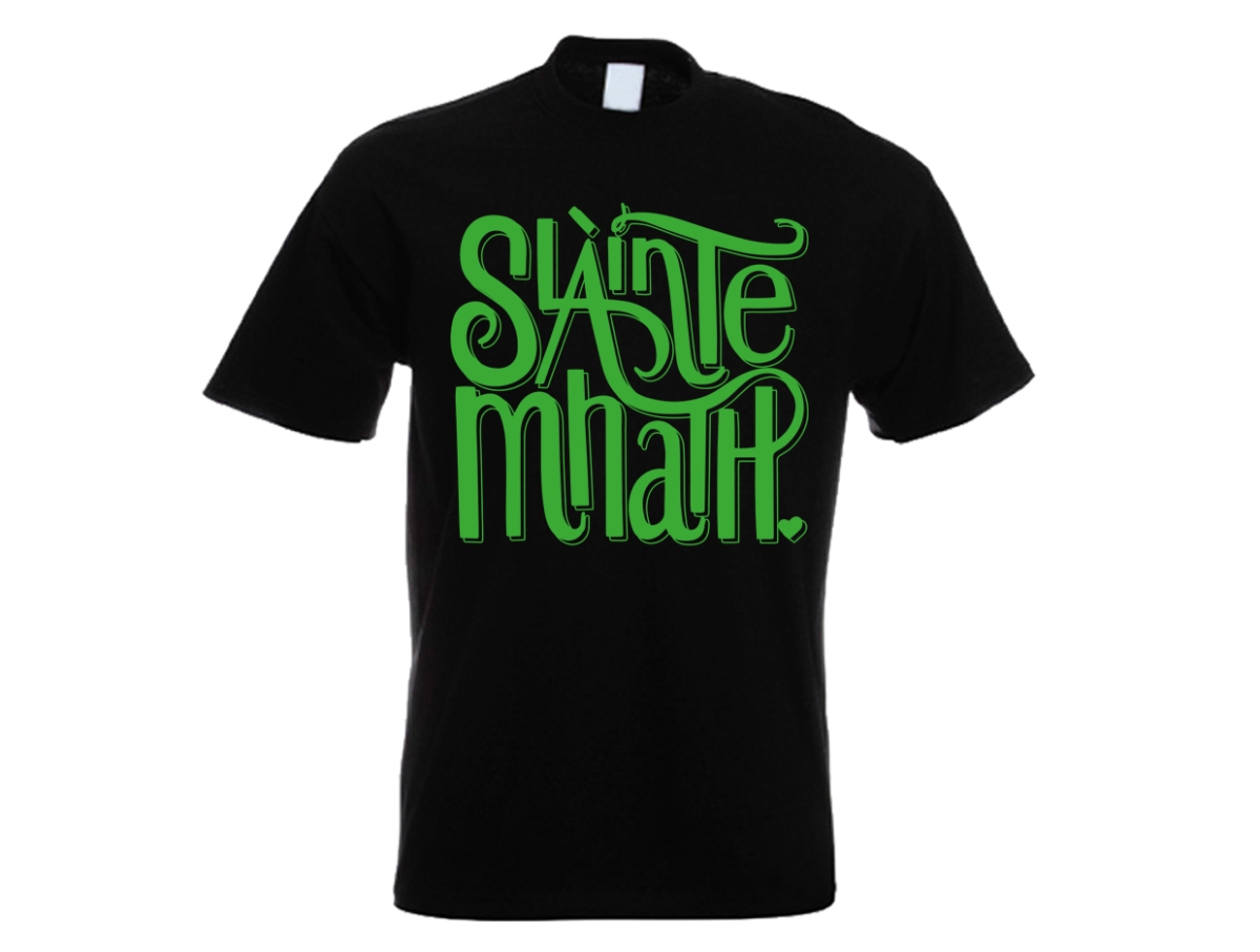 Slainte Mhath - Männer T-Shirt - schwarz/grün
