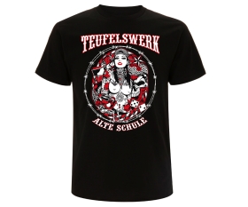 Teufelswerk - Alte Schule - Männer T-Shirt - schwarz