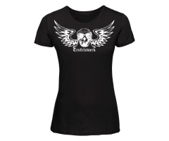 Teufelswerk - Flügel - Frauen Shirt - schwarz