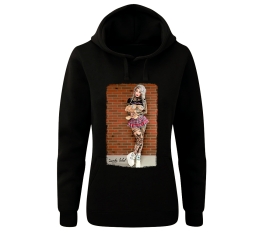 Tattoo Style - Sandra Inked - Frauen Kapuzenpullover - schwarz