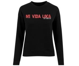 La Familia - Mi vida loca La Familia Schriftzug - Frauen Pullover - schwarz