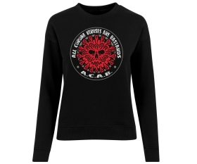 ACAB All Corona Viruses are Bastards - Frauen Pullover - schwarz