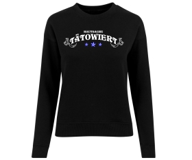 Tattoo Style - Hautsache Tätowiert - Frauen Pullover - schwarz