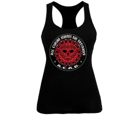 ACAB - All Corona Viruses are Bastards - Frauen Tank Top - schwarz