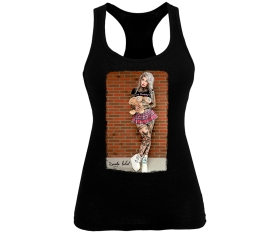 Tattoo Style - Sandra Inked - Frauen Tank Top - schwarz