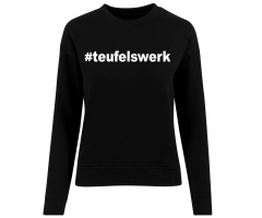 Teufelswerk - Hashtag Teufelswerk - Frauen Pullover - schwarz