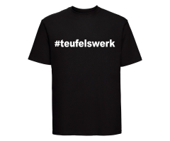 Teufelswerk - Hashtag - Männer T-Shirt - schwarz