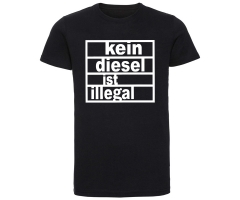 Kein Diesel ist illegal - Männer T-Shirt - schwarz