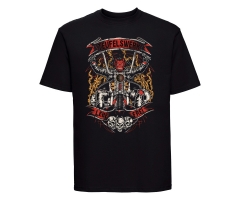 Teufelswerk - Lebe frei - Männer T-Shirt - schwarz