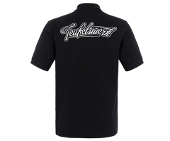Teufelswerk - Logo 18 - Männer Polo Shirt - schwarz
