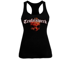 Teufelswerk - Schädel - Frauen Tank Top - schwarz