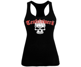 Teufelswerk - Totenkopf - Frauen Tank Top - schwarz