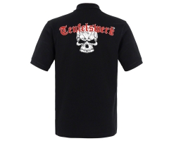 Teufelswerk - Totenkopf - Männer Polo Shirt - schwarz