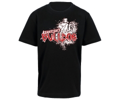 Bulldog - Comic - Kinder T-Shirt - schwarz