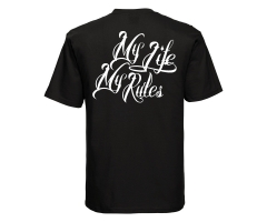 La Familia - My life my rules - Männer T-Shirt - schwarz