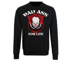 Bad Ass for life - Männer Pullover - schwarz