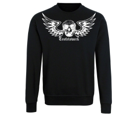 Teufelswerk - Flügel - Männer Pullover - schwarz