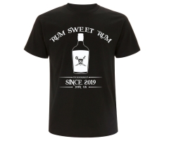 Rum Sweet Rum Since 2019 - Männer T-Shirt - schwarz