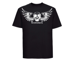 Teufelswerk - Flügel - Männer T-Shirt - schwarz