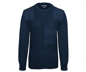 BW - Pullover mit Brusttasche - navy