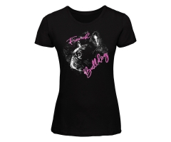 Bulldog - French Bulldog pink - Frauen Shirt - schwarz