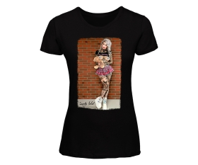 Tattoo Style - Sandra Inked - Frauen Shirt - schwarz