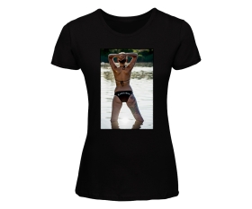 Tattoo Style - Teufelsweib Seeblick - Frauen Shirt - schwarz