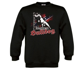 Bulldog - Powerful Südstaaten Fahne - Kinder Pullover - schwarz