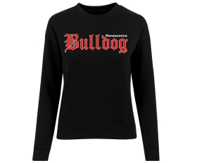 Bulldog - Renascence Bulldog Schriftzug - Frauen Pullover - schwarz