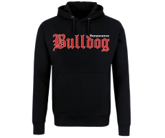 Bulldog - Renascence Bulldog Schriftzug - Männer Kapuzenpullover - schwarz