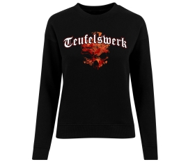 Teufelswerk - Schädel - Frauen Pullover - schwarz