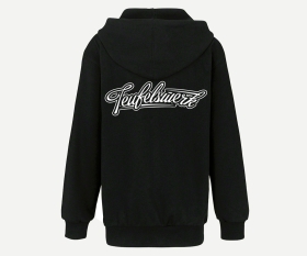 Teufelswerk - Logo 18 - Kinder Kapuzenjacke - schwarz