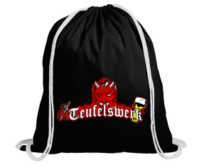 Teufelswerk - Tattoos und Bier - Turnbeutel Gym Bag