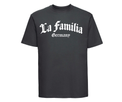 La Familia - La Familia Germany - Männer T-Shirt - Frontlogo - grau