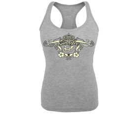 Zahnfee - Krone - Frauen Tank Top - grau-meliert