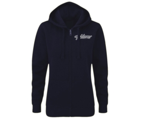 Teufelswerk - Logo 18 - Frauen Kapuzenjacke - navy